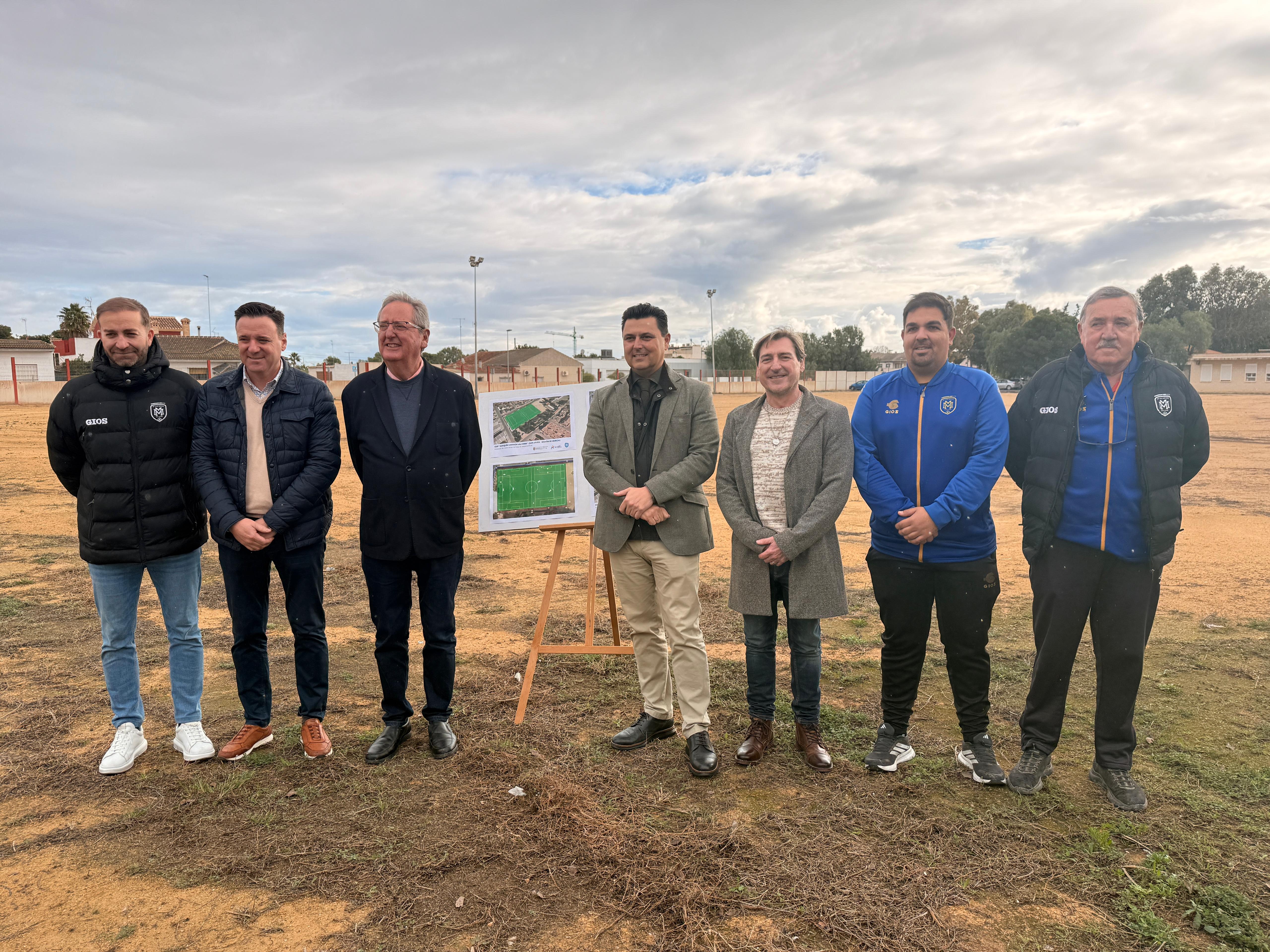 San Javier amplía su infraestructura deportiva con un nuevo campo de fútbol gracias a un convenio de 150.000 euros